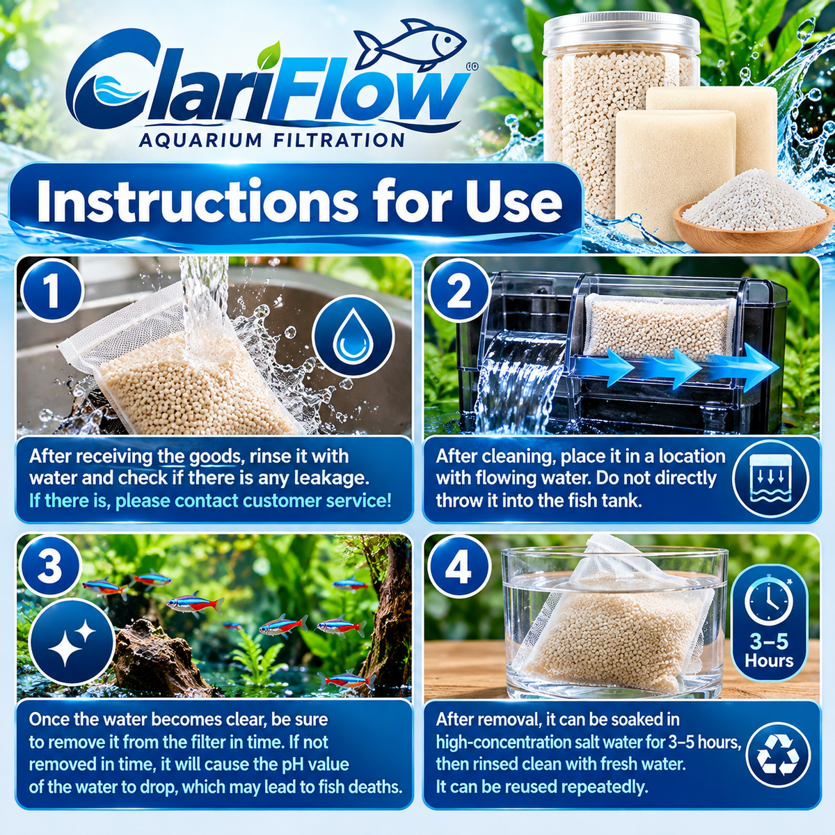 ClariFlow CrystalClear Organic Filter Resin