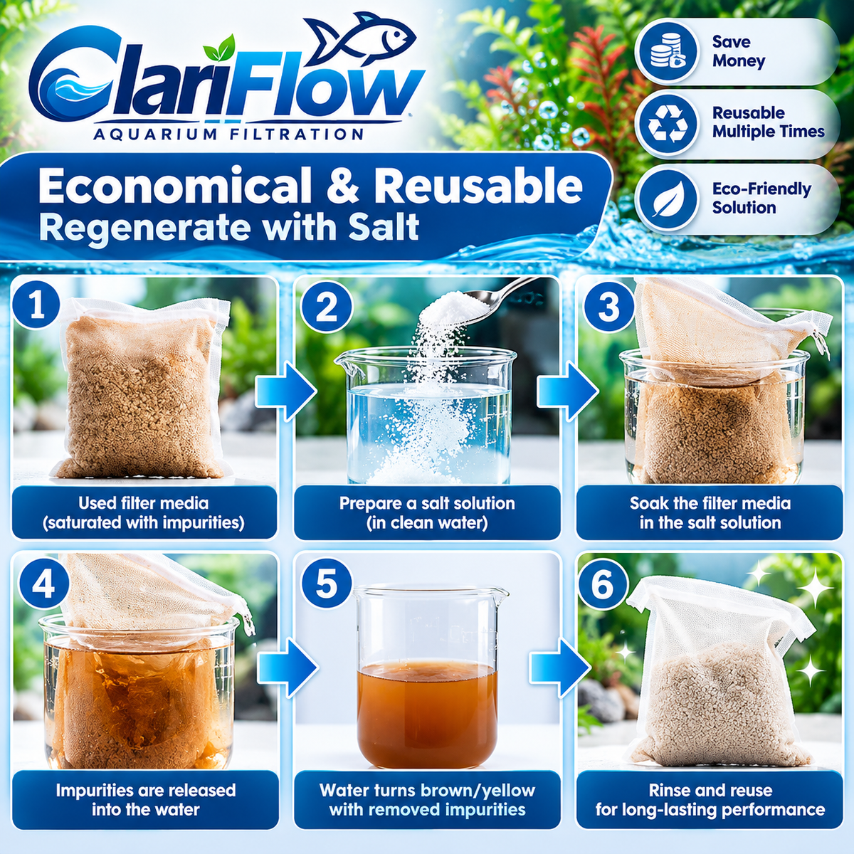 ClariFlow CrystalClear Organic Filter Resin